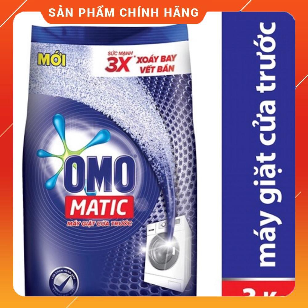 Bột giặt máy Omo Matic Cửa Trước 3kg