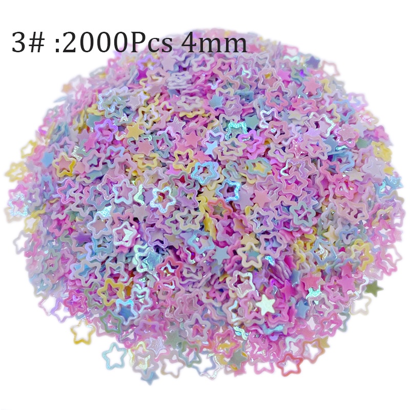 Hộp Kim Tuyến Nhiều Kiểu Màu Sắc Hình Ngôi Sao Trái Tim Lá Vỏ Sò Trang Trí Móng Tay Nghệ Thuật DIY