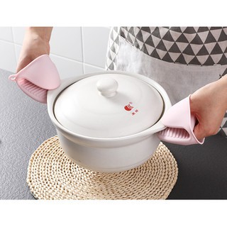 [XẢ KHO+FREE SHIP] Com bo 02 chiếc đồ bắc nồi silicon chống nóng chống trượt đa năng tiện dụng