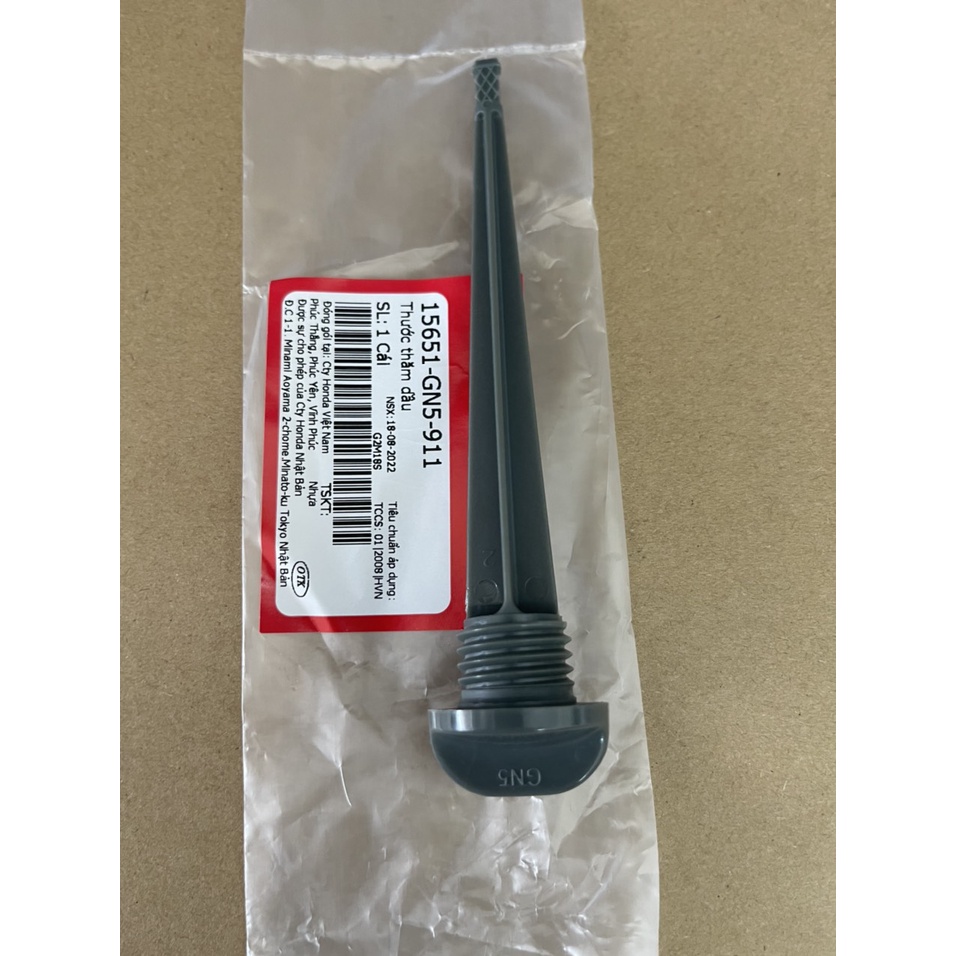 ty thăm nhớt màu xám xe future 1 dream 100 wave nhỏ zx 100 hàng chính hãng 15651GN5911 91307035000