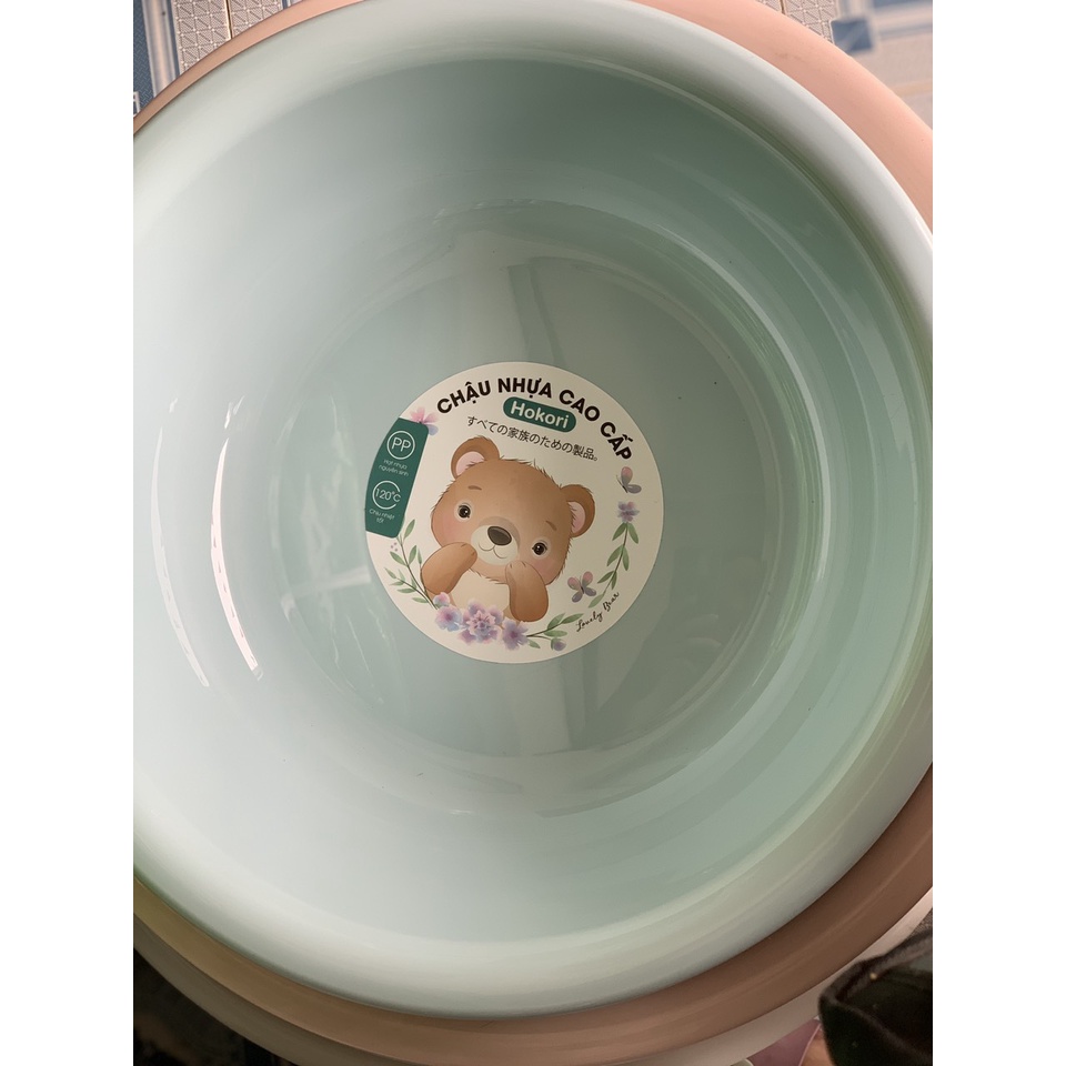 Chậu nhựa 55 cm Việt Nhật Hokori 2527 Chậu nhựa giặt quần áo, chậu tắm bé cao cấp