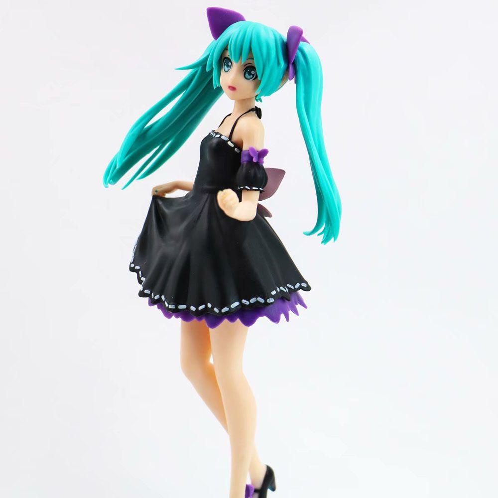 Mô Hình Nhân Vật Hatsune Miku Mặc Đầm Đen Trong REBUY1