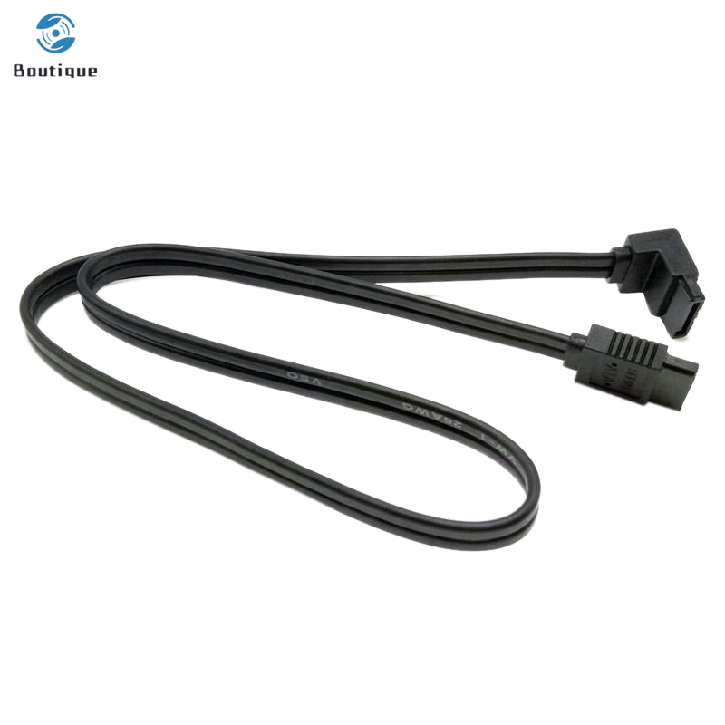 ✿♥▷ SATA 3.0 Cable SATA III 6GB/s Right Angle 90 Degree for HDD Hard Drive 50cm | BigBuy360 - bigbuy360.vn