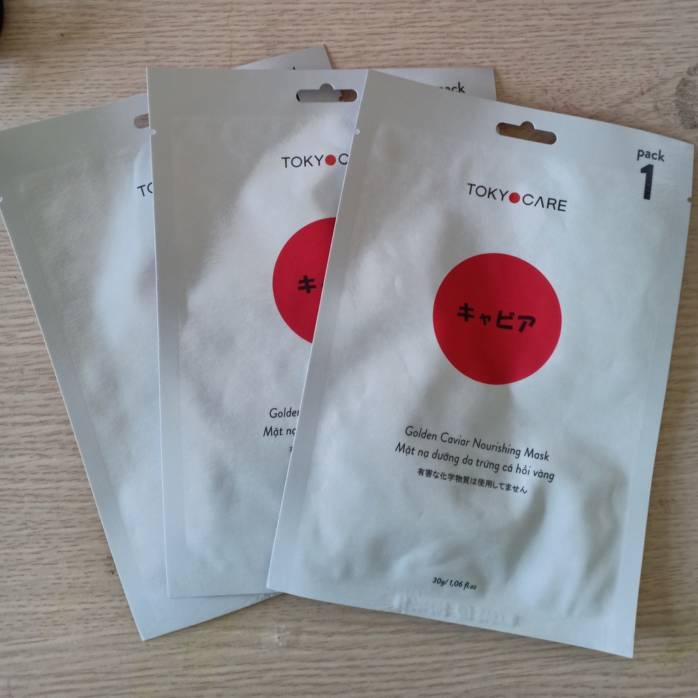 Mặt nạ dưỡng da trứng cá hồi vàng TokyoCare TOKYOLIFE 30g, se khít lỗ chân lông, xóa nhăn, làm trắng da.