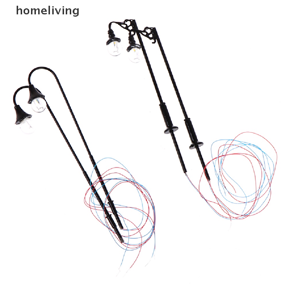 Bộ 2 Mô Hình Đèn Đường Phong Cách vintage Tỉ Lệ 1: 87