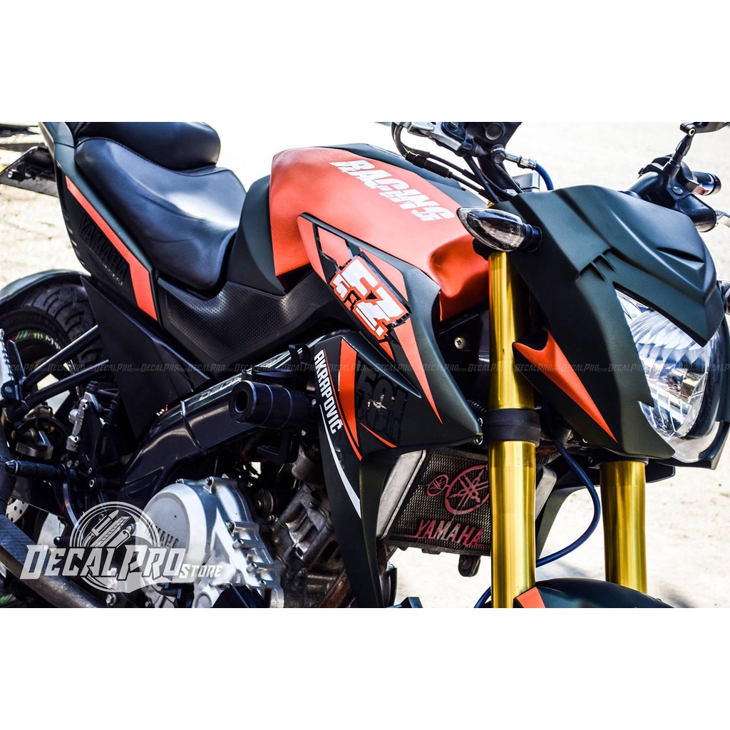 Tem trùm FZ 150I Black Orange