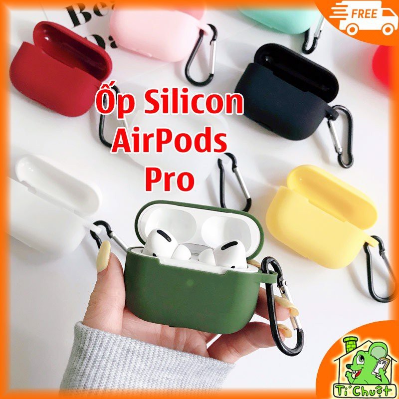 Case Vỏ Bao Silicon Airpods Pro Đựng Tai Nghe , Ốp bảo vệ tai nghe Airpod Pro