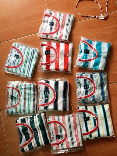 Set 2 bộ ba lỗ kẻ bé trai