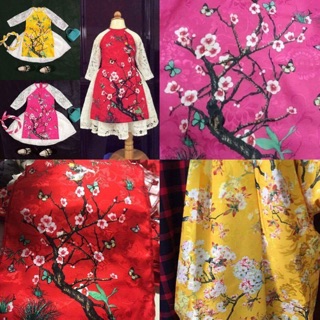 Combo 10 bộ áo dài cách tân gấm ren