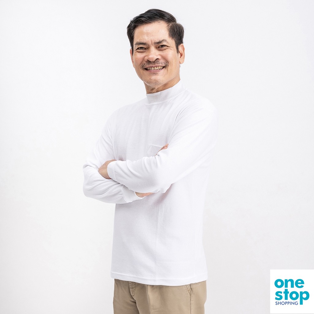Áo thun dài tay trung niên thời trang nam one shop