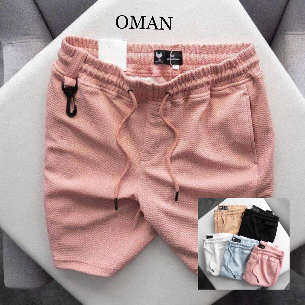 Quần short nam, quần đùi nam cao cấp vải thun cotton co giãn -OMAN