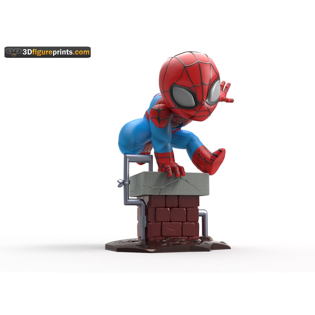 File in 3D Chibi Spider-Man