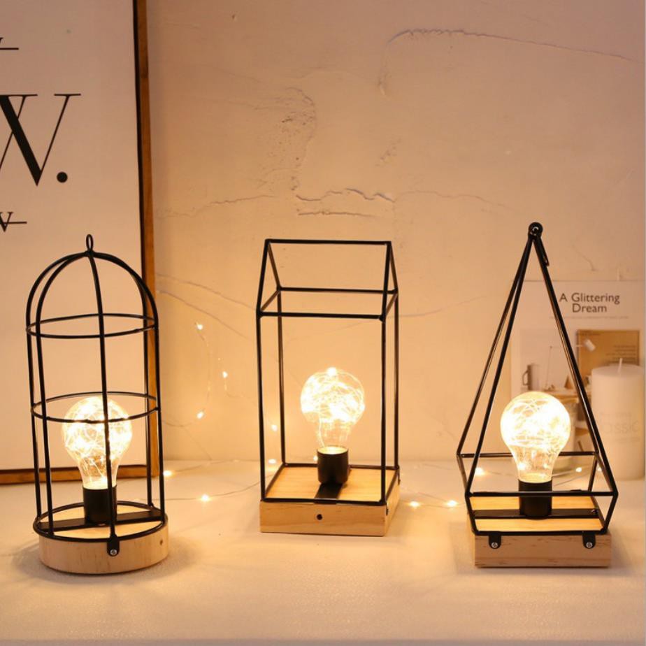 Đèn để bàn trang trí cửa hàng Decor đẹp phong cách VINTAGE
