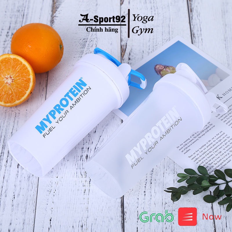 Bình Nước Thể Thao Shaker Chạy Bộ, Tập Gym, Chơi Thể Thao 600ML