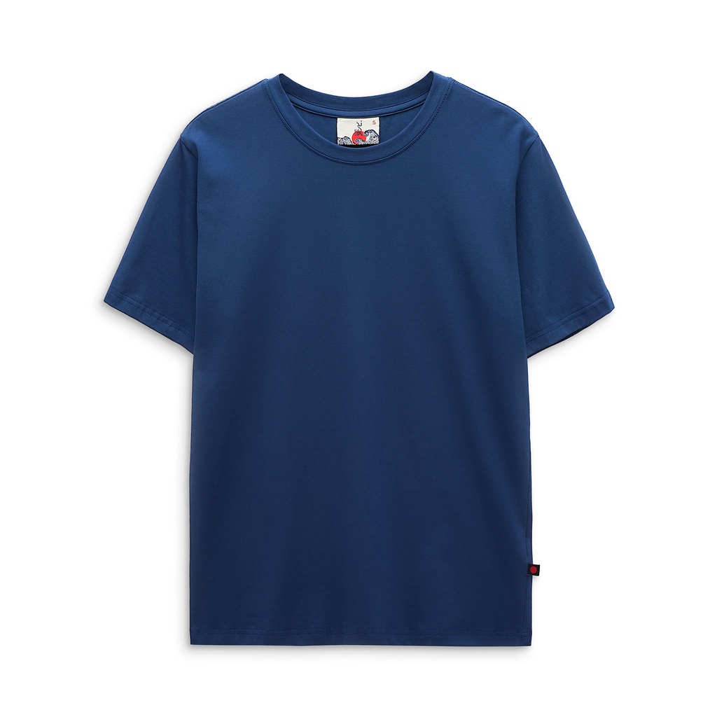 Áo Thun Nam cổ tròn Numbi vải cotton co giãn, in logo, dày dặn, form slimfit AT010835 , Somehow