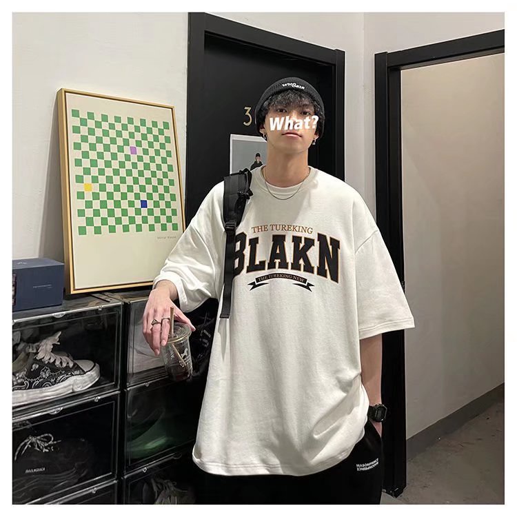 Áo Thun Tay Ngắn Dáng Rộng Thiết Kế Mới Thời Trang Mùa Hè Theo Phong Cách Hàn Quốc Cho Cả Nam Và Nữ