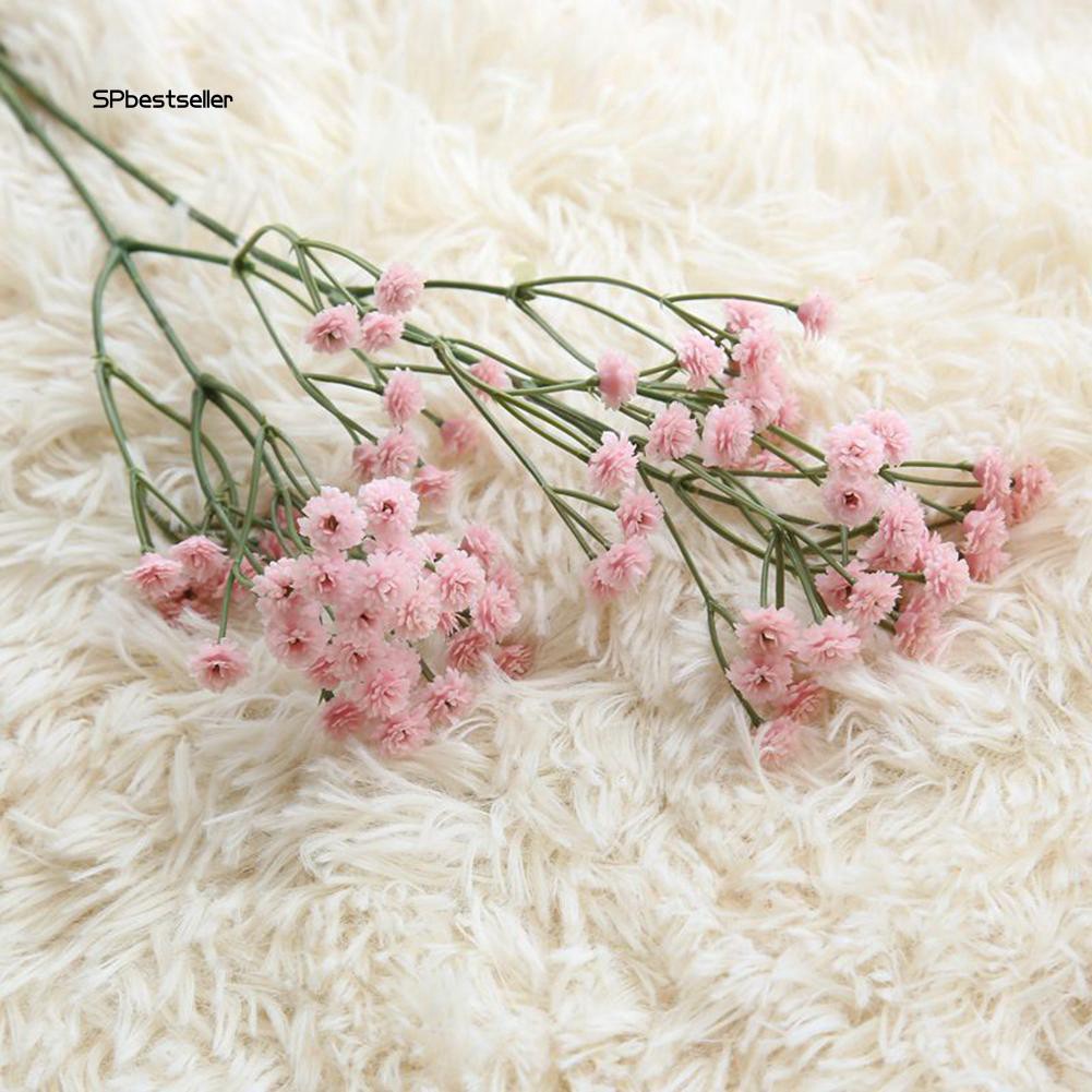 Bó hoa cẩm chướng giả bằng nhựa nhiều màu để trang trí