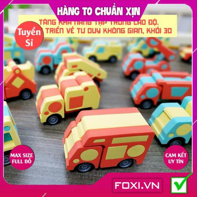 [FREESHIP HÀNG ĐẸP] Xếp hình sáng tạo Foxi-Đồ chơi trẻ em-lắp ráp thông minh-tăng tư duy hình học-tập trung cao độ