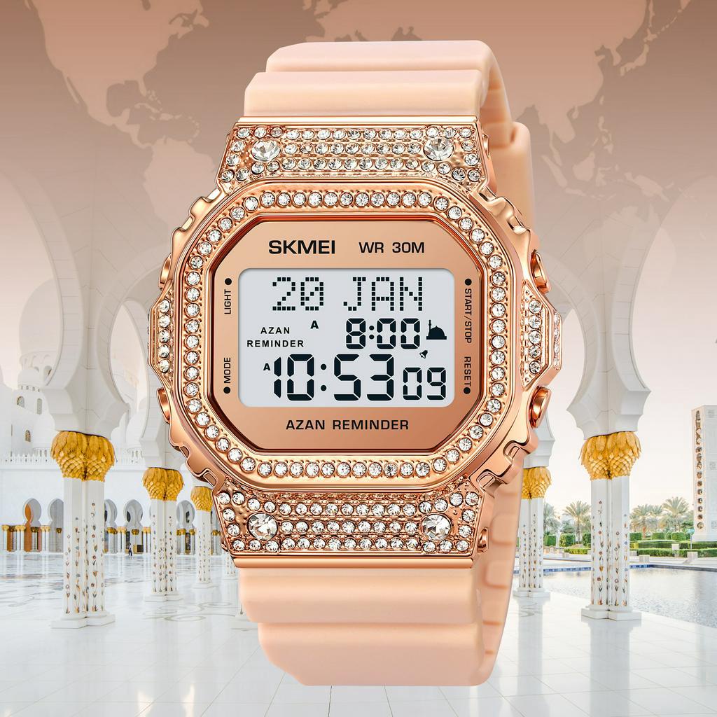 Đồng Hồ Kỹ Thuật Số SKMEI Azan Có Lịch Nhắc Nhở Ngày Tháng Tư Cho Nam