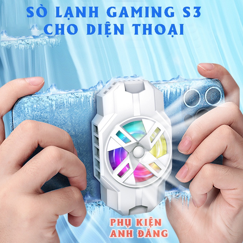 Sò Lạnh Quạt Tản Nhiệt Điện Thoại S3 Chơi Game Giá Rẻ