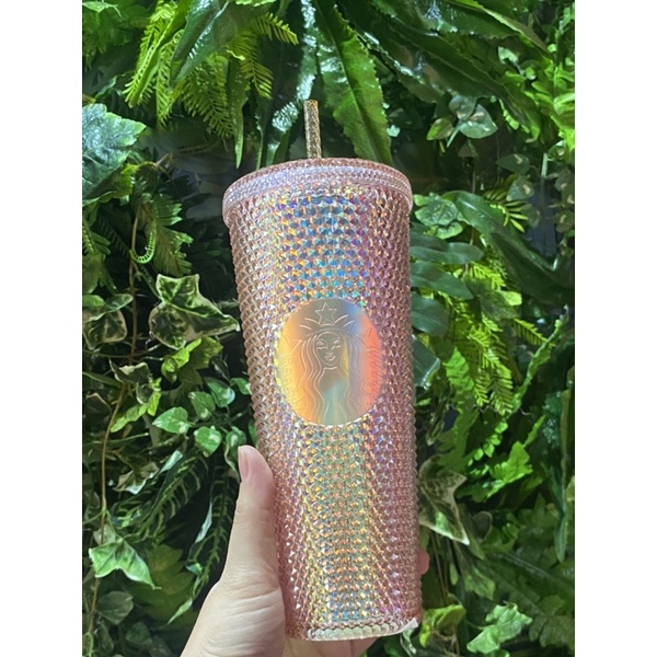 Ly Rose Gold STudded starbucks store Vietnam 2022