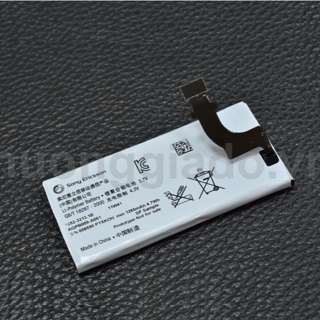 Pin Sony Xperia P LT22 LT22i (Trắng) Zin Máy - Bảo hành đổi mới