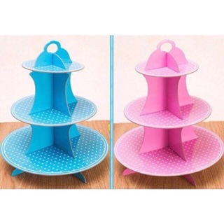 Kệ để bánh cupcake 3 tầng sinh nhật
