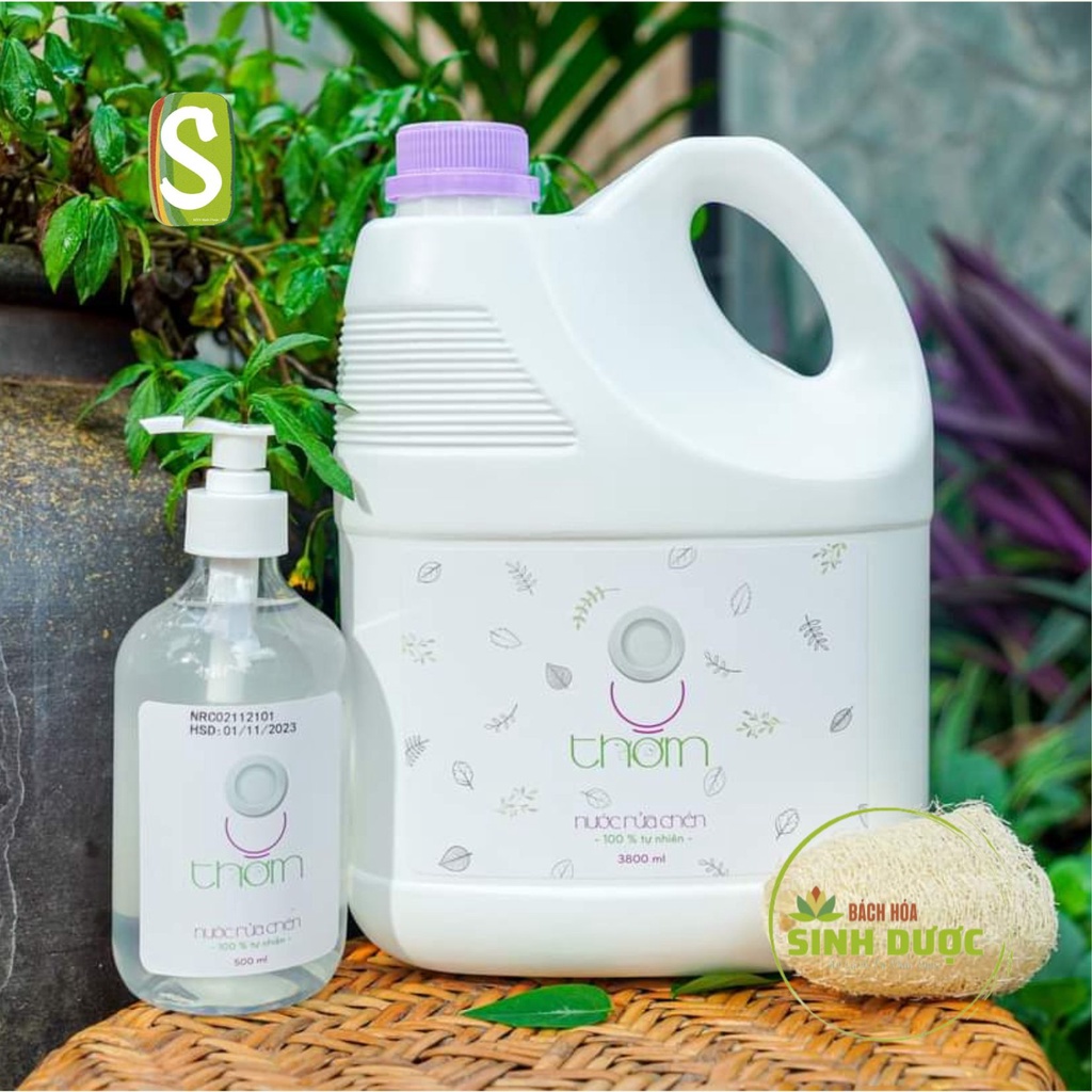 Nước Rửa Chén Bát 8 Thơm HTX Sinh Dược 500ml