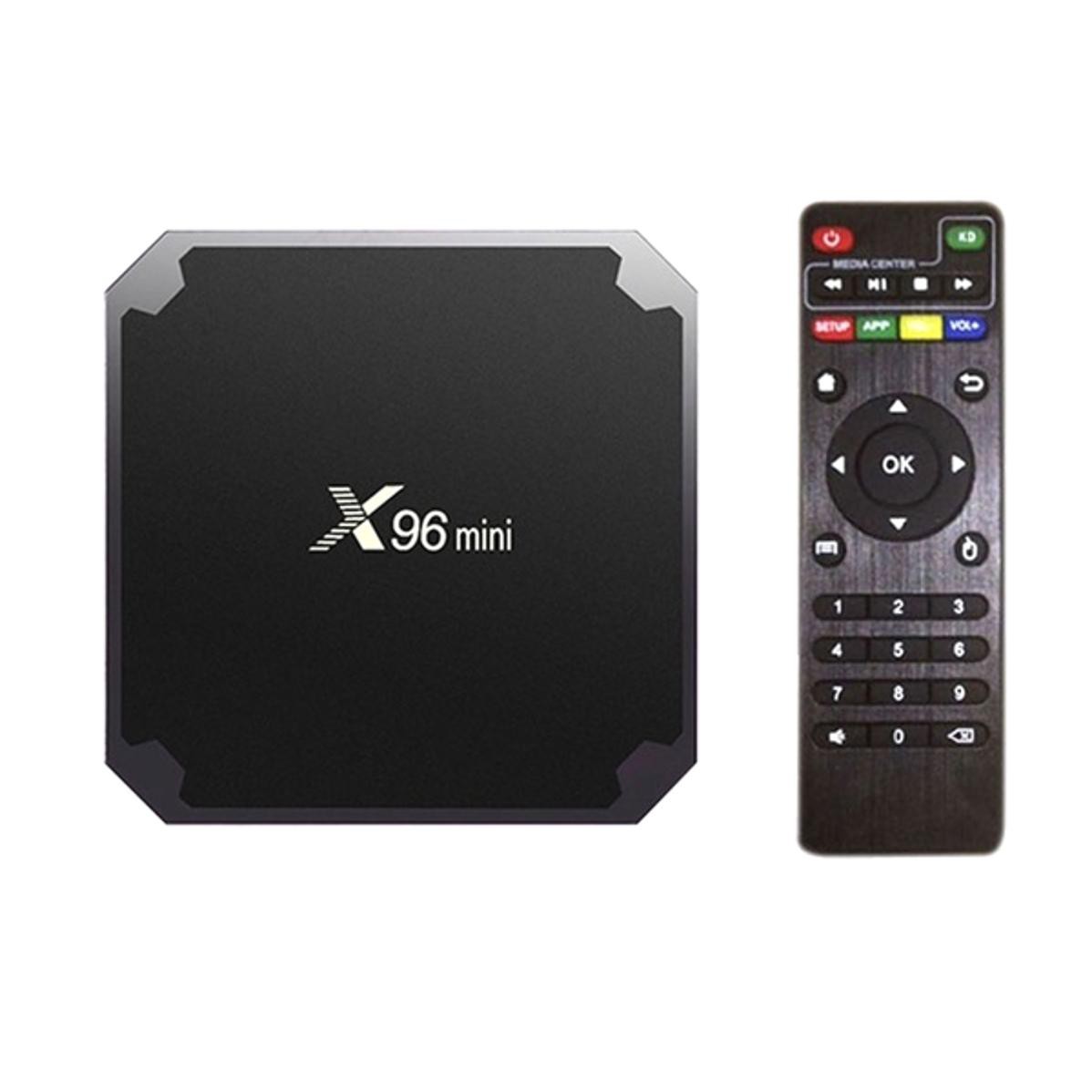 Tv Box X96 Mini Android 7.1 2gb 16gb Amlogic S905W Lõi Tứ Hỗ Trợ 2.4g Và Phụ Kiện