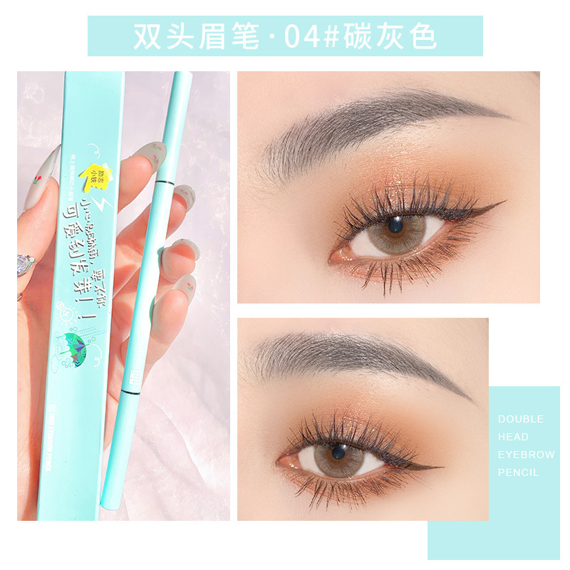 Bút kẻ lông mày xixi thiết kế hai đầu chống thấm nước và mồ hôi không phai màu cao cấp