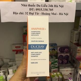 Dầu gội ducray anaphase stimulating cream shampoo 200ml dầu gội chống rụng tóc