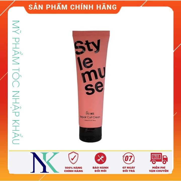 KEM TẠO KIỂU TÓC UỐN ATS STYLEMUSE REPAIR CURL CREAM 150ML