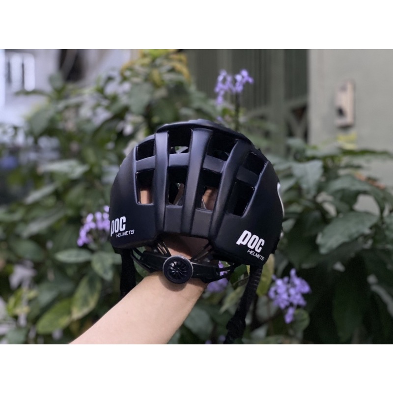 MŨ BẢO HIỂM POC P07 ĐEN NHÁM CỰC NGẦU, TẶNG TÚI ĐỰNG POC