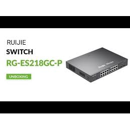 Thiết bị mạng Ruijie RG-ES218GC-P ( 18-Port Gigabit Smart POE Switch, 16 Gigabit RJ45 Ports )