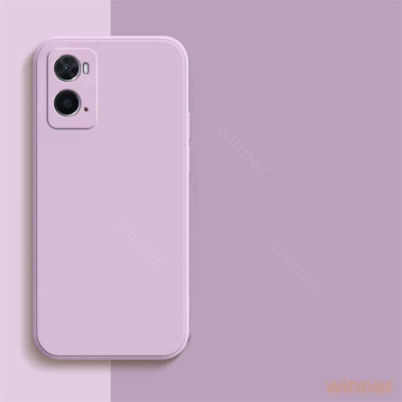 Ốp Lưng OPPO A96 A76 A54 A16 A95 A74 A55 A15 A15S Ốp Điện Thoại Bằng silicone Màu Trơn Cho ZBYT