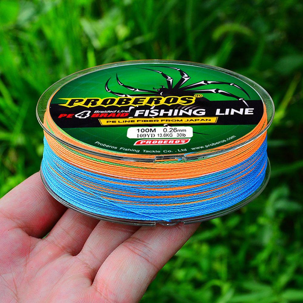 Cuộn Dây Câu Cá 7-80lb 100m Nhiều Màu Sắc Chống Mài Mòn Chất Lượng Cao