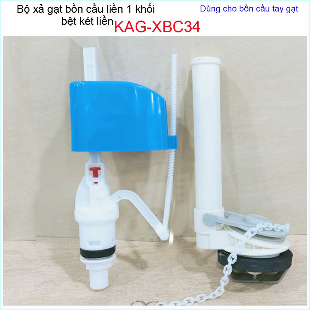 Bộ xả cầu 1 khối tay gạt KAG-XBC34, Xả gạt cầu liền khối gạt êm sử dụng tốt