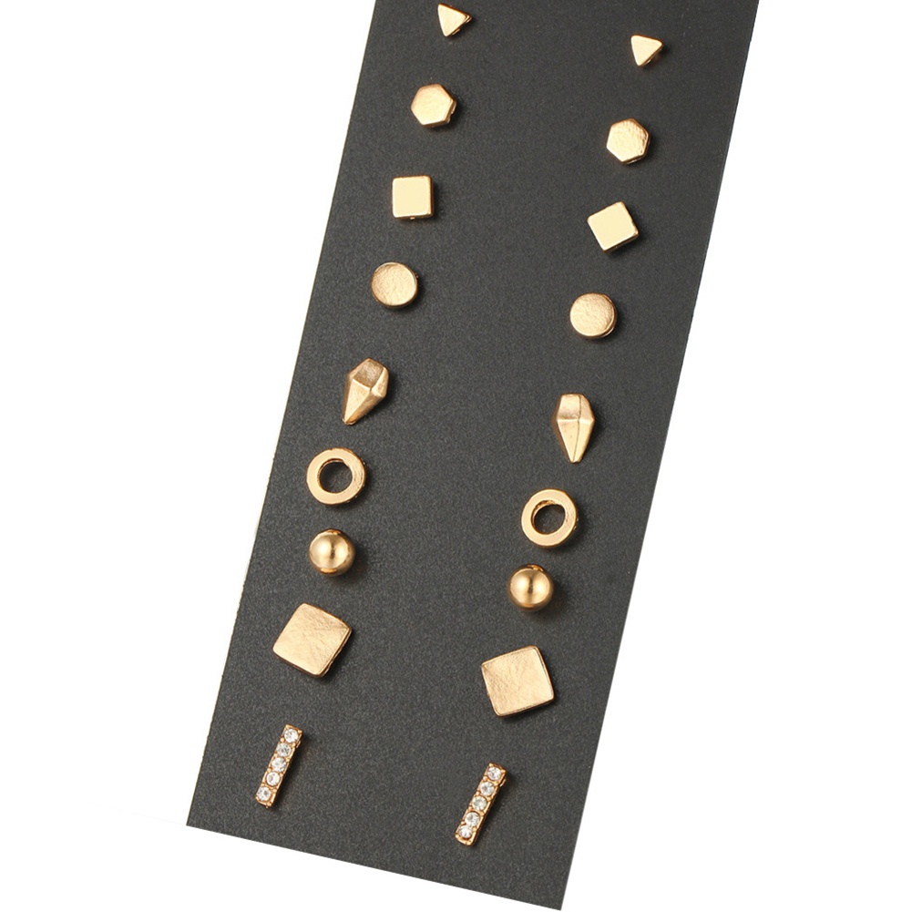 Set 9 đôi bông tai phong cách rock cho nữ