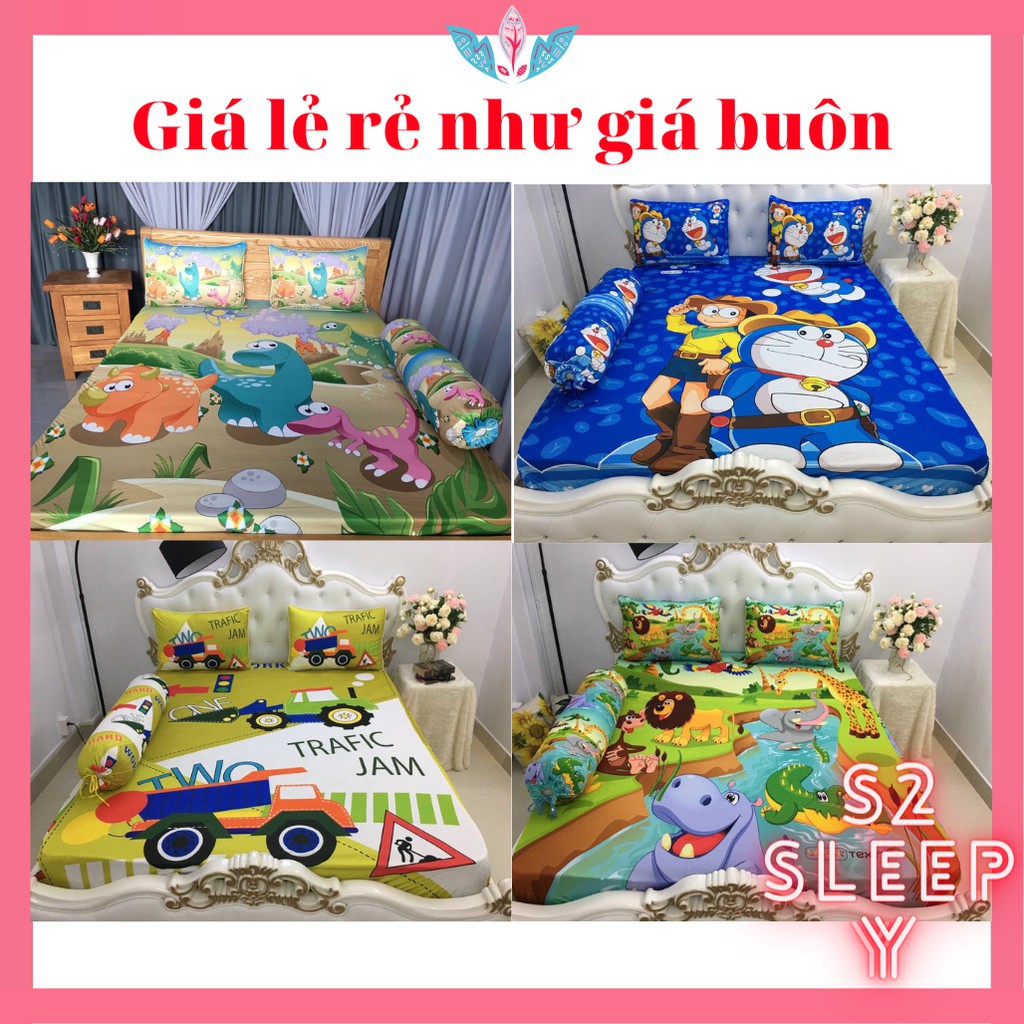 Ga, drap giường hàn quốc, 5d, cho bé, cao cấp, s2sleepy store