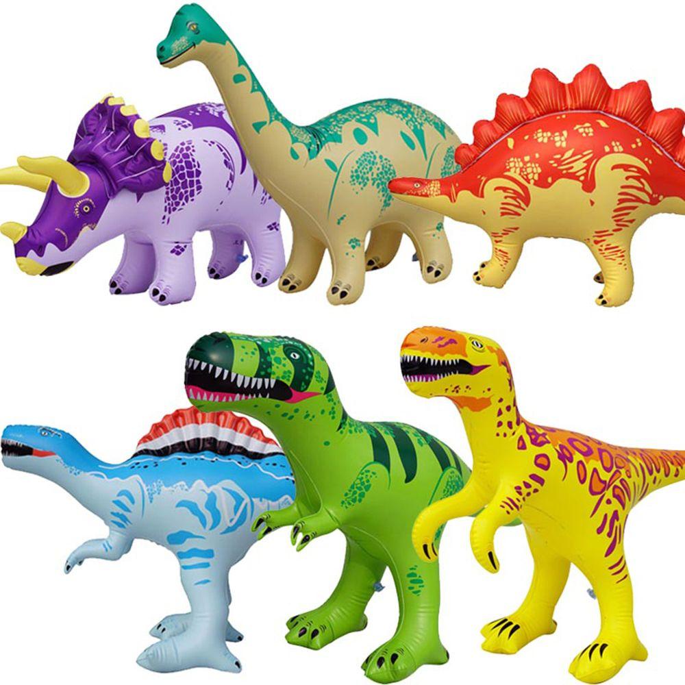 Bong Bóng PVC Bơm Hơi Họa Tiết Khủng Long Sống Động Dùng Làm Quà Tặng Cho Bé