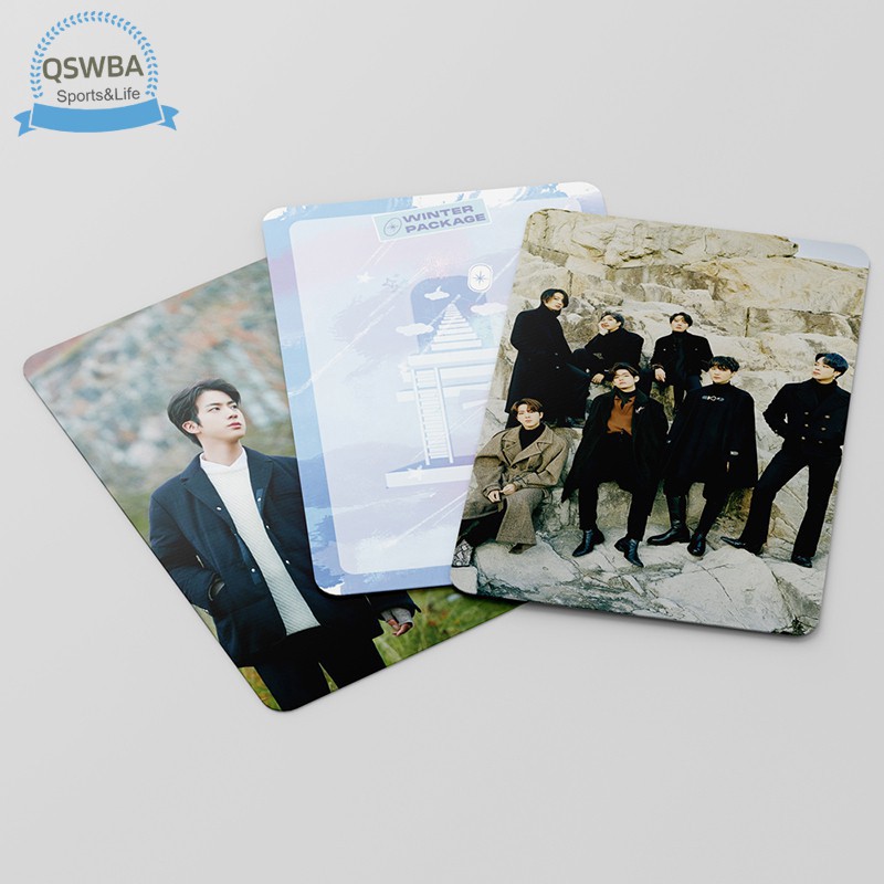 Qswba BTS Lomo Card Set Kpop Photocards Merchandise Greeting Card BTS Postcard Set For Fan
