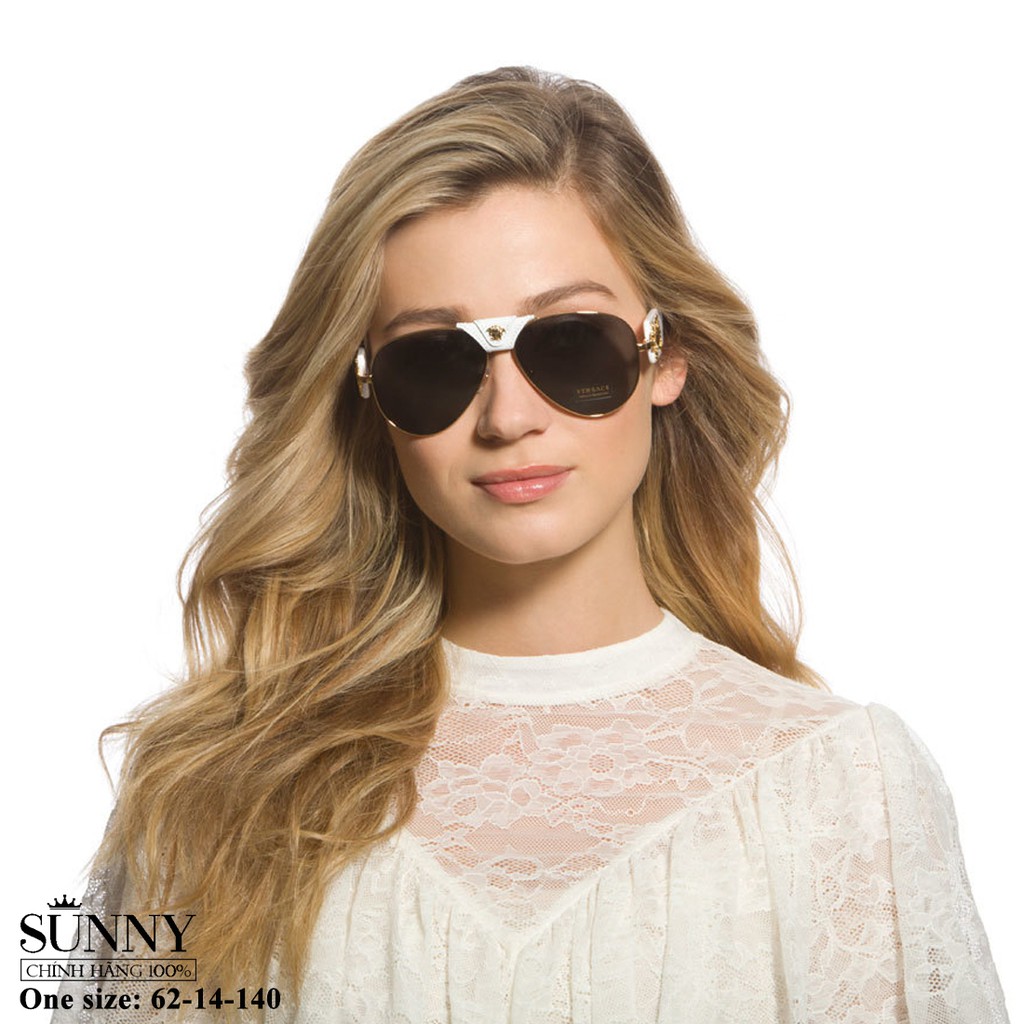 Kính mát chính hãng nam nữ Versace VE2150Q màu sắc thời trang, thiết kế dễ đeo bảo vệ mắt