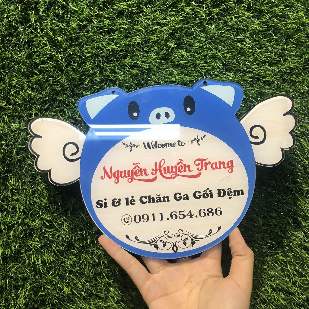 Bảng hiệu mica trang trí shop - Thiết kế mẫu mã độc lạ - Mang thông tin shop của bạn
