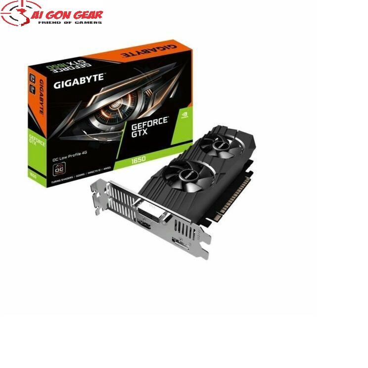 VGA GIGABYTE GeForce GTX 1650 D5 OC Low Profile 4G (GV-N1650OC-4GL)