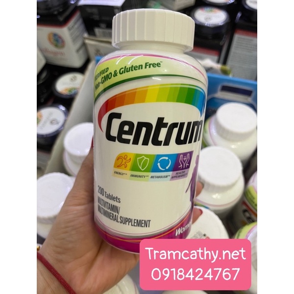 centrum women Centrum nữ vitamin tổng hợp cho nữ dưới 50 tuổi