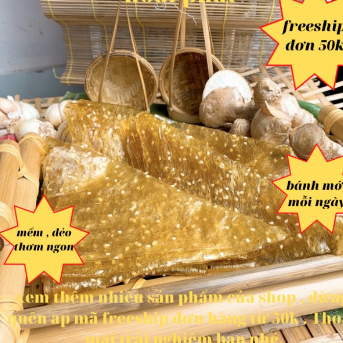 Bánh Tráng Dẻo Gừng Đặc Sản Loại 1 Thơm Ngon Mềm Dẻo Bán Đặc SẢn Tây Ninh