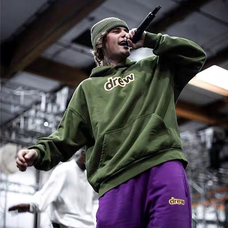 Thương hiệu thời trang nam Kanye FOG Europe and America ins Justin Bieber DREW Hoodie cộng với áo hoodie