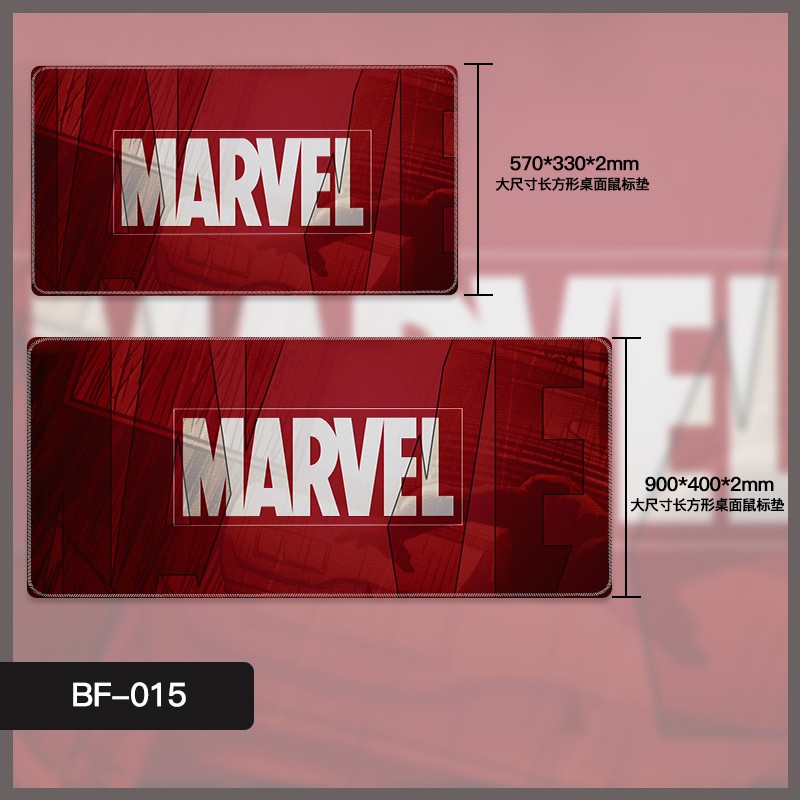 Marvel Tấm Lót Chuột Và Bàn Phím Máy Tính Dày Chống Trượt In Hình marvel avengers Độc Đáo