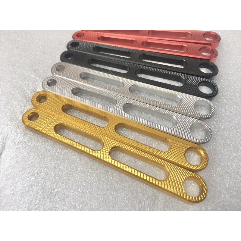 Pat Nhôm CNC 3D Gắn Đèn Trợ Sáng, Gắn Chân Gương Xe Máy