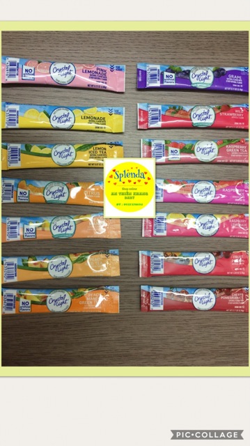 Set ( 14+1) gói Crystal light nhỏ mix đủ 15 vị